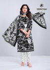 Aaliza Black And White Vol 4 By Deeptex Readymade Cotton Kurti Set